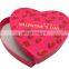 3D heart shaped paper cardboard chocolate packaging gift  paper box