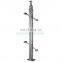 Foshan PEMCO Factory adjustable stairs glass side mounting baluster