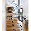 Single Stringer Straight Stairs Interior Staircase With Oak Tread