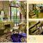 Luxury dresser European style cabinet integrated makeup mirrored dressers vanity table set