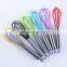 Silicone Handheld Mixer Manual Traditional Hand Stainless Steel  Egg Whisk Beater