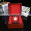 Custom design factory supply wholesale red wooden watch box packing