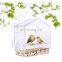 Eco-Friendly Plexiglass Bird House Acrylic Bird Feeder with Strong Suction Cups
