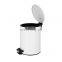 Household Trash Can  Powder Coating Stainless Steel  Waste Bins  Decorative Thin Cover Dustbin