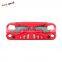 Red ABS Hawke Grill For Jeep Wrangler JK 2007-2017