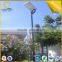 round tapered black grey ip65/ip68 gel battery lead-acid solar led post lights