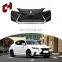 CH Double Layer Gloss Front Bumper Car Conversion Grille The Headlamps Body Kit For Lexus Ct 2013 Upgrade To 2015 F Sport