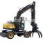 Wheel Loader 8.5Ton Log Loader Timber Grab Wood Loader For Sale
