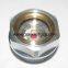 BSP G thread round aluminum oil sight glass for Bizter with flat tempered glass