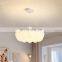 Creative Cloud LED Ceiling Lamp With Hanging Wire Modern Hotel Pendant Light White Cloud LED Chandelier