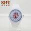 Hot selling silicone watch with UK flag on dial
