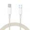 New 1 Meter Braided Type Usb C To Pd Charging Charger 12W Wire data cable For IPhone X 11 12 13