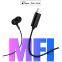 Best selling factory mfi certified earphone for iphone 8