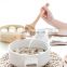 Cheap Natural Bamboo Spoon Spatula Utensils Set Kitchen Bamboo Soup Spoon