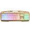 China factory custom cheap ergonomic compact wired mechanical gaming keyboard for laptop