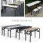 Wholesale Square Plywood Basswood Folding Dining Table For Hotel