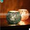 coins bowl glass candle holder for wedding ddecoration for home decor