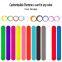 Hot Sale Free Samples Snap Wristband Slap Bracelet Rubber Printing Safety for Kids Birthday Party