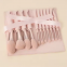 11pcs Foundation Buffing Makeup Brush Set Vegan Professional Private Label Pink Makeup Brushes Cosmetics Tools Cheap Brush Set