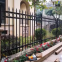 Valla de jardín de hierro forjado, panel de valla duradero para privacidad y seguridad en la frontera de la villa