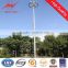 Morden design solar power energy street light pole complete with fittings and lift system for a footbal filed
