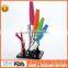 4pcs multi-color cutting ceramic kitchen knife set