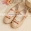 2015 Elegant girl princess lace shoes kids single shoes for school wear