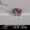 Pendant with Simple design 14K white gold diamond quantum boxing glove pendant