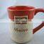 Ceramic Cup With Embossing Logo,ceramic Multicolour Cup,ceramic Cup With Handle
