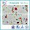 cute winter pajamas coral fleece cartoon pattern fabric for mattress plush fabric
