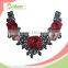 WIDEN ODM Welcomed 100% Polyester Multi Color Fancy 3D Water Soluble Embroidery New Neck Designs Crochet Lace Collar For Girl