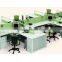 Customized 8 person L shape office workstation ( SZ-WS100)