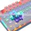OEM 78 keys RGB floating design kailh switch wired backlit gaming aluminum metal mechanical keyboard                        
                                                Quality Choice
