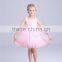 floral embroidered children girl dress butterfly knot princess baby girl dress OEM service