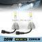 New arrival single lamp 6000k H1 car led headlight 28W 2400LM used in cars