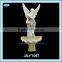 white stone angel water fountain outdoor