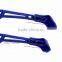 BJ-LG-004 Motorbike Parts Blue Bent Style Adjustable Plastic Motorcycle lever guard