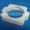 Engineering plastic cnc milling machining custom pa66 square hole bushing