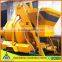 High Productivity!Self Loading and Portable! JZM500 Concrete Mixer with Rubber Wheels