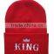 Unisex BEANIE HAT Hip-hop style KING