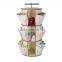 3-Tier 360 Degree Smart Carousel Organizer Hanging Shoe Organizer Hanger