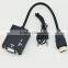 Custom 1080p hdmi to vga adapter for high definition televisions