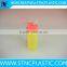 550ml cute animal plastic cheap promotional sports water bottle with flip up straw
