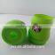 Silicone baby bottle case red and green