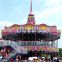 Hot sale amusement park rides luxury double carousel