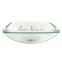 Square Tempered Plain Glass Washbasin