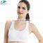 Custom womens crop tops, breathable seamless wireless womens yoga sports bra