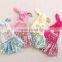 new design dog clothes spring summer Sequins yarn rabbit shaped dog skirts with hoody velvet material dog apparels