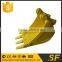 china standard bucket for 1T excavator from manufacturer