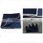 Hand made contrast color margin pocket square silk